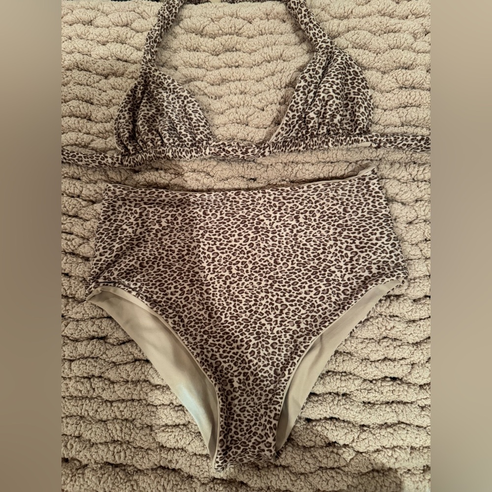 Leopard Print Bikini Set